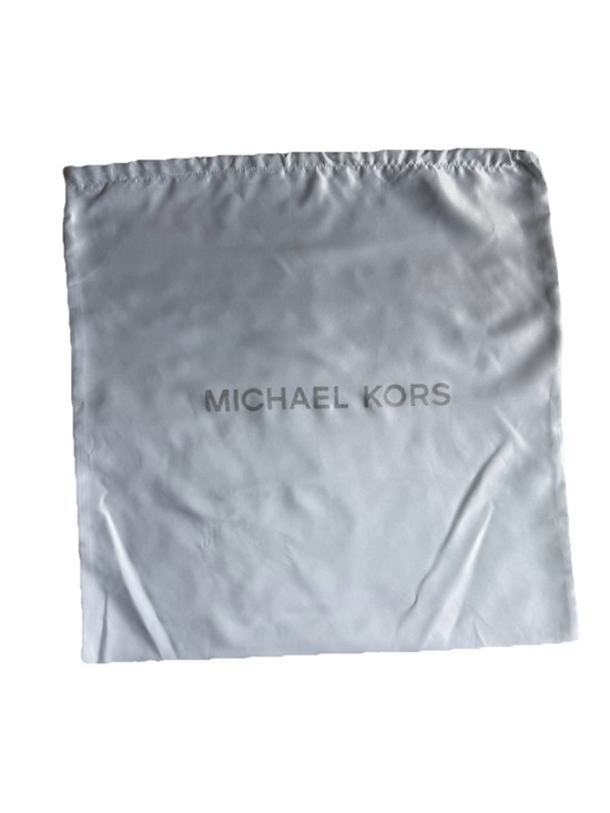 Michael Kors Handbags - Michael Kors White Silver Drawstring Dust Bag 19"x19" Square Purse Shoes Storage